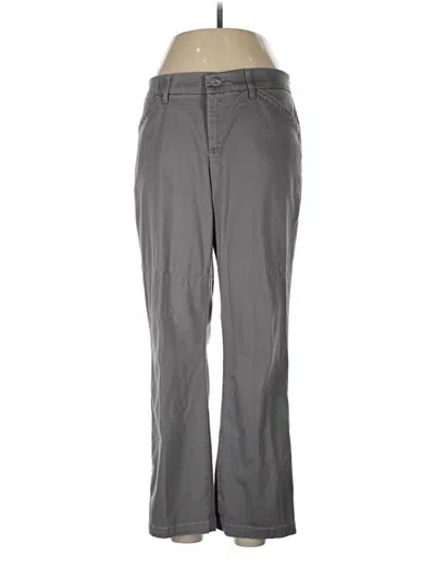 Pre-owned Lee Casual Pants In Gray