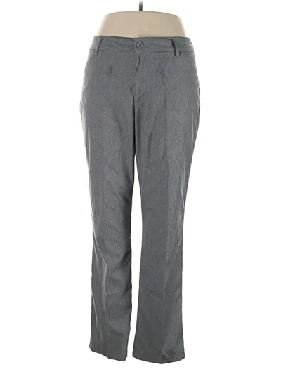 Pre-owned Lee Casual Pants In Gray