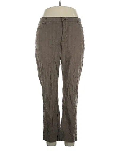 Pre-owned Lee Casual Pants In Gray