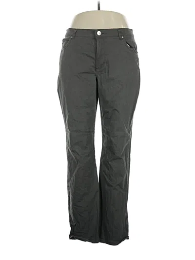 Pre-owned Lee Casual Pants In Gray