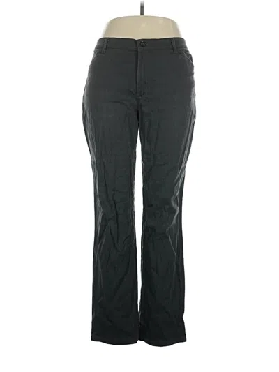 Pre-owned Lee Casual Pants In Gray