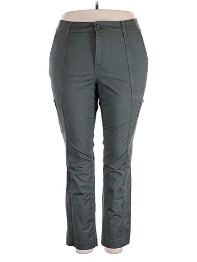 Pre-owned Lee Casual Pants In Gray