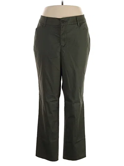 Pre-owned Lee Casual Pants In Green