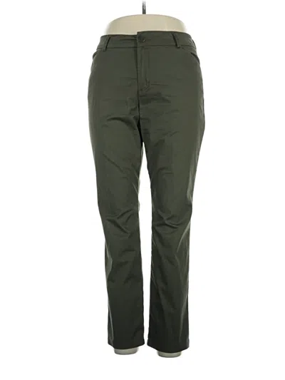 Pre-owned Lee Casual Pants In Green