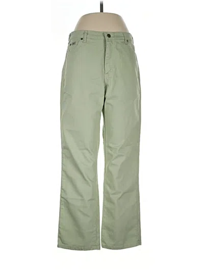 Pre-owned Lee Casual Pants In Green