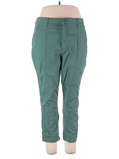 Pre-owned Lee Casual Pants In Green