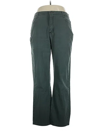 Pre-owned Lee Casual Pants In Green