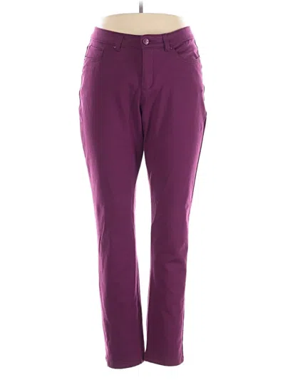 Pre-owned Lee Casual Pants In Purple