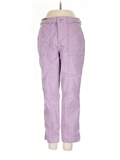 Pre-owned Lee Casual Pants In Purple