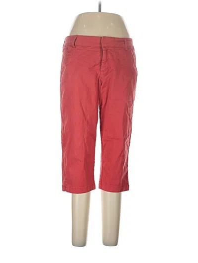 Pre-owned Lee Casual Pants In Red