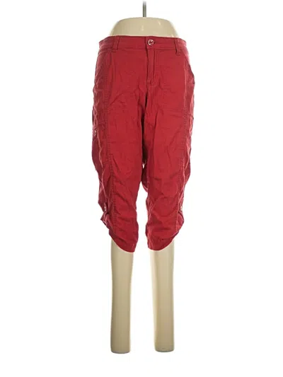 Pre-owned Lee Casual Pants In Red