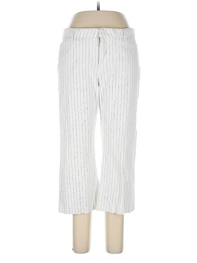 Pre-owned Lee Casual Pants In White