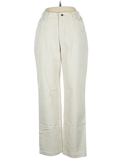 Pre-owned Lee Casual Pants In White