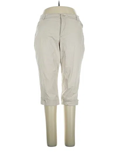 Pre-owned Lee Casual Pants In White