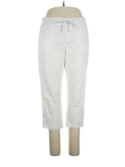 Pre-owned Lee Casual Pants In White