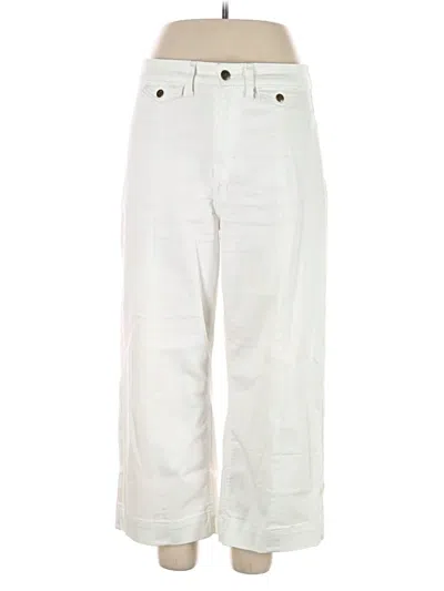 Pre-owned Lee Casual Pants In White