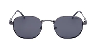 Lee Cooper Lc1008 C02 Men's Sunglasses Gunmetal Size 52 In Gray