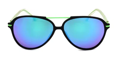 Lee Cooper Lc1013 C01 Men's Sunglasses Black Size 57
