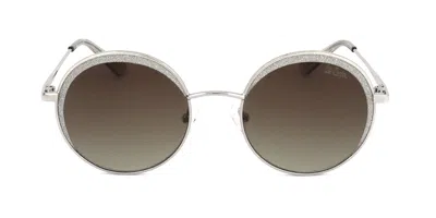 Lee Cooper Lc1014 Polarized C02 Women's Sunglasses Silver Size 52