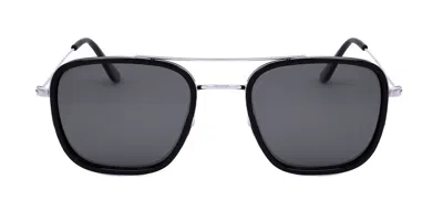 Lee Cooper Lc1022 C01 Men's Sunglasses Black Size 54 In Multi