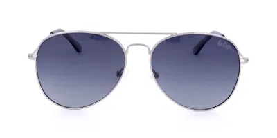 Lee Cooper Lc1030 C04 Men's Sunglasses Silver Size 59