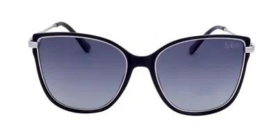 Lee Cooper Lc1036 C02 Women's Sunglasses Black Size 52 In Multi