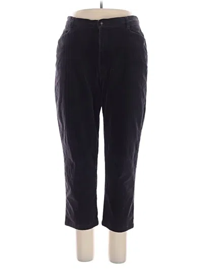 Pre-owned Lee Cord Pant In Black