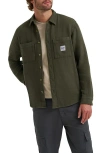 Lee Cotton Button-up Overshirt In Blue