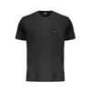 Lee Black Cotton T-shirt In Black
