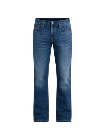Lee Daren Logo-patch Jeans In Blue