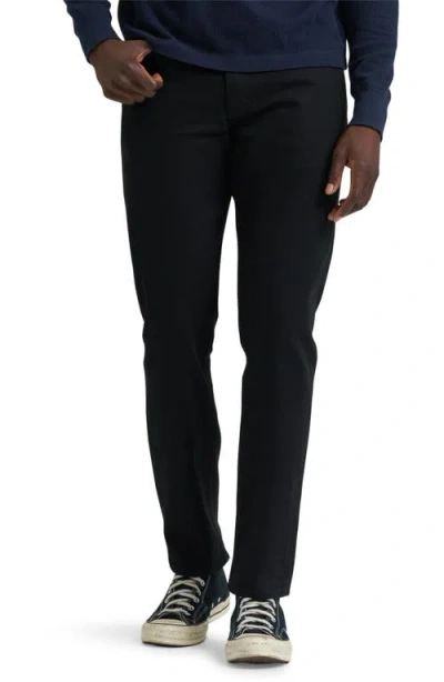 Lee David Regular Taper Jeans In Base Black