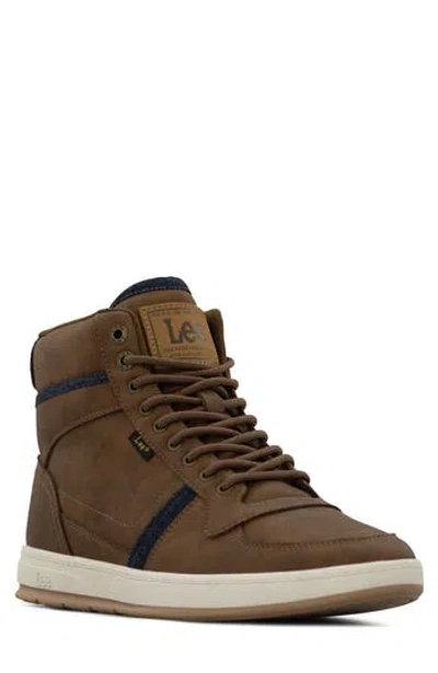 Lee Dayton High Top Sneaker In Brown