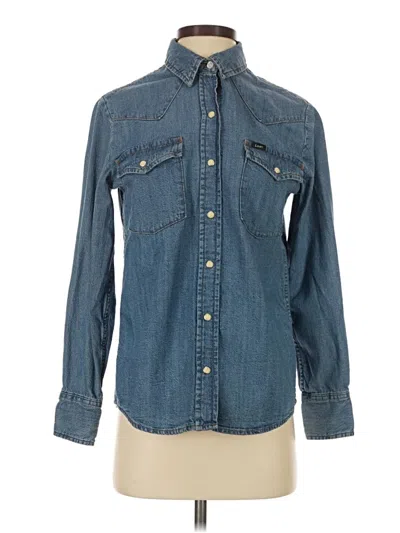 Pre-owned Lee Denim Jacket In Blue