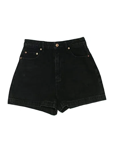 Pre-owned Lee Denim Shorts In Black