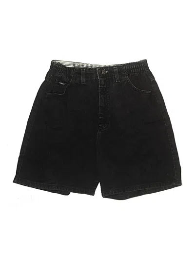 Pre-owned Lee Denim Shorts In Black
