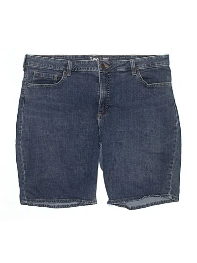 Pre-owned Lee Denim Shorts In Blue