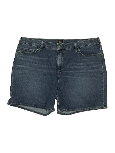 Pre-owned Lee Denim Shorts In Blue