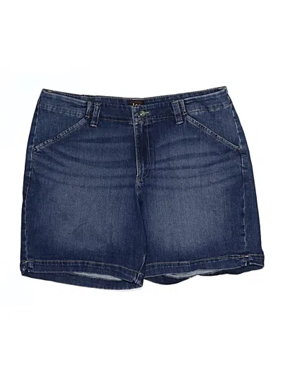Pre-owned Lee Denim Shorts In Blue