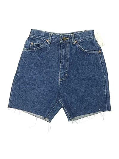 Pre-owned Lee Denim Shorts In Blue