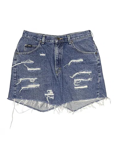 Pre-owned Lee Denim Shorts In Blue