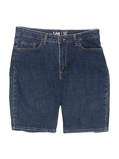 Pre-owned Lee Denim Shorts In Blue