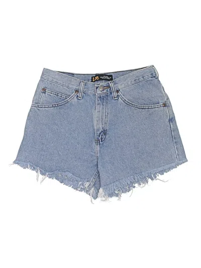 Pre-owned Lee Denim Shorts In Blue