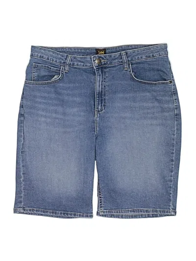 Pre-owned Lee Denim Shorts In Blue