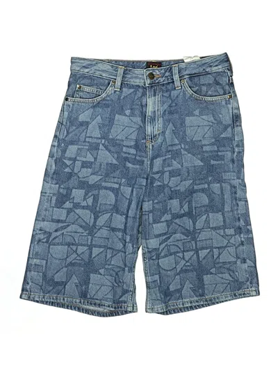 Pre-owned Lee Denim Shorts In Blue