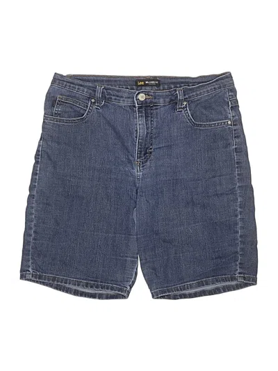 Pre-owned Lee Denim Shorts In Blue