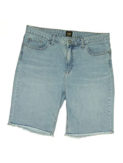 Pre-owned Lee Denim Shorts In Blue