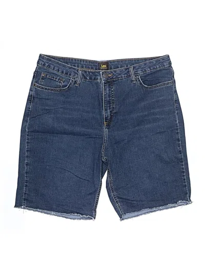 Pre-owned Lee Denim Shorts In Blue