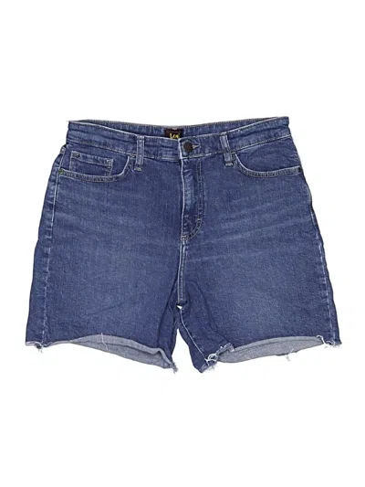Pre-owned Lee Denim Shorts In Blue
