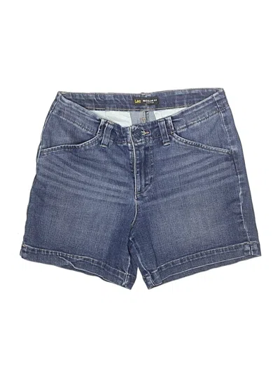 Pre-owned Lee Denim Shorts In Blue