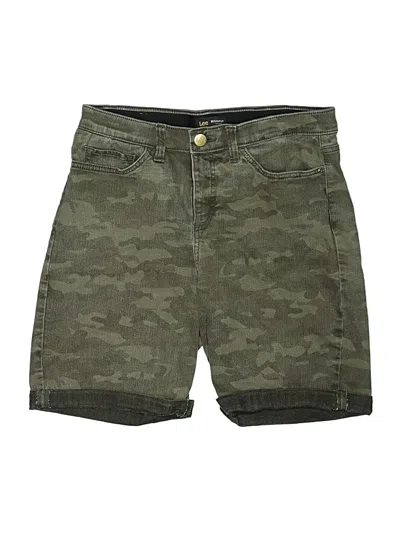 Pre-owned Lee Denim Shorts In Green